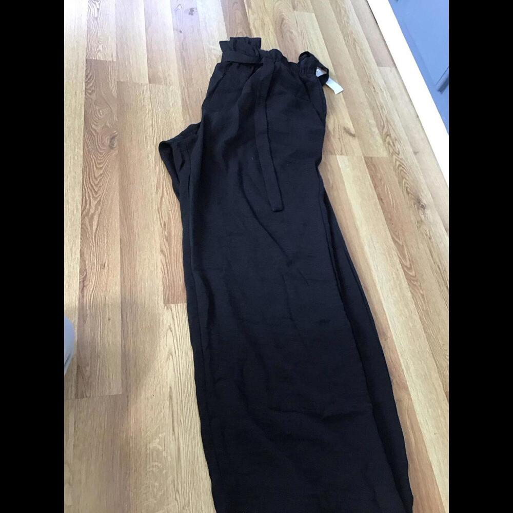 By and by from jcpenny womens medium wide leg pant, new, jet black